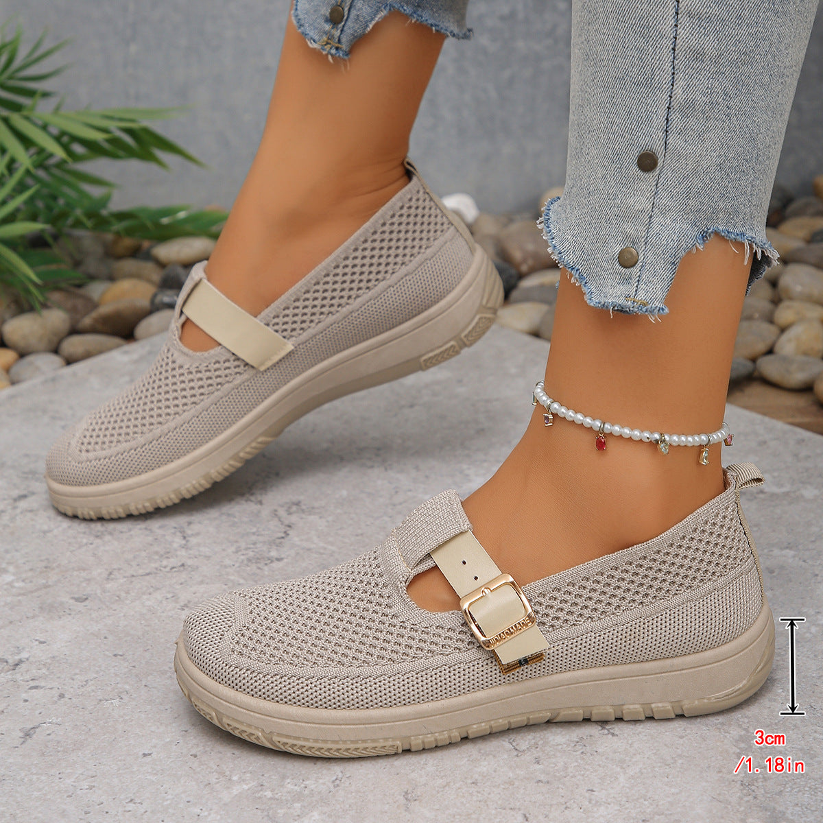🌟 Pantofi casual elastici și respirabili – Pasul tău chic fără bătături