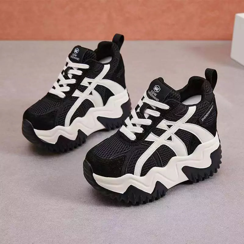 🖤 Pantofi sport chunky moderni și confortabili – efect de înălțare discretă + subțiază vizual silueta
