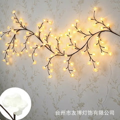 ✨ Lumini LED flexibile în formă de viță de vie și flori: decorează-ți casa cu o atmosferă magică și caldă 🦋💡
