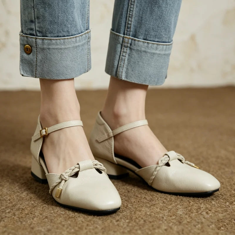 【35-41】Sandale Elegante din Piele Naturală cu Talpă Moale – Confort absolut, zero oboseală și eleganță pentru întreaga zi!