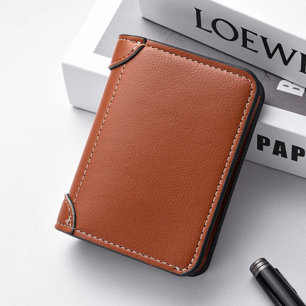💼【100% piele naturală premium】: portofel de lux de înaltă calitate — definiția eleganței masculine