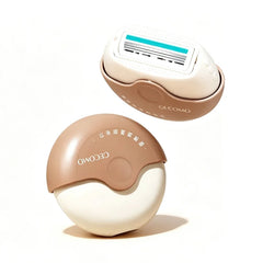 【Inovație Beauty 2026】Aparat de Ras Portabil pentru Femei cu Capac Rotativ, Trimmer Epilator și Modelator Sprâncene Anti-Zgârieturi ✨