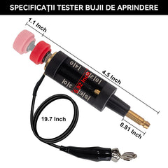 Tester Reglabil pentru Bujii Auto și Bobine de Aprindere, Instrument de Diagnosticare și Testare Rapidă cu Scală Gradată Clară ✨