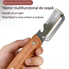 Cumpărați 1 obțineți 1 gratuit--2 buc🧅🔪 Curățător de bucătărie multifuncțional 3 în 1: Curăță, taie și deschide capacele sticlelor! 🔥