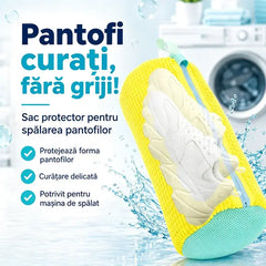 👟✨【Cumpără 1 Primești 1 Gratuit】Spală adidașii la mașină fără griji: Sacul inovator care imită spălarea manuală!
