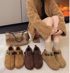 🍂【Cel mai bine vândut produs din magazin】👢Pantofi de iarnă, călduroși, din bumbac, cu talpă moale – Confortabili și Durabili