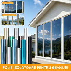 ☀️TOP 1 – Folie nano-ceramică pentru geamuri, cu izolare termică