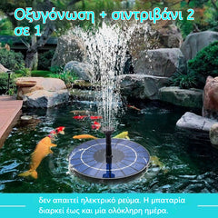 ⛲Συντριβάνι ηλιακής ενέργειας για εξωτερικούς χώρους