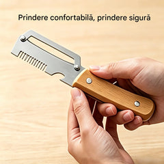 ✅ Cumpără 1, primești 1 (în total 2 bucăți) 🧅🔪 Cuțit de curățat multifuncțional 3 în 1: curăță, taie legume și deschide sticle! 🔥