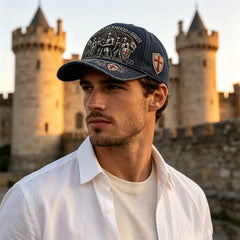 🧢Descoperă spiritul legendar al cavalerilor! Șapcă premium cu detalii 3D.