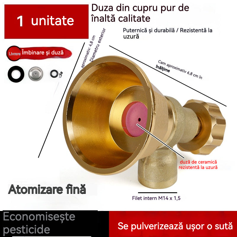 💦Duză de Pulverizare Ajustabilă din Alamă pentru Pulverizator Agricol 🌾