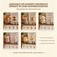 Creativitate și Distracție ✨ Set DIY de Crafting „Animăluțe din Mozaic” 🧸 Cadoul Ideal pentru Copii și Adulți!