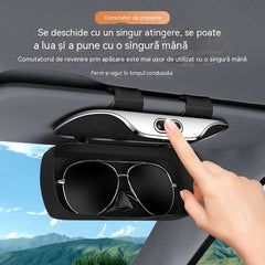 🕶️🚗Husă pentru ochelari de soare pentru mașină | Potrivită pentru toate vehiculele