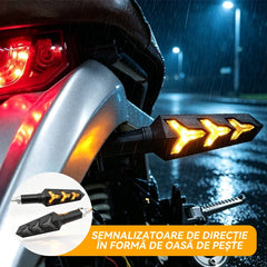 🏍️【Cumpără 1 Primești 1 Gratuit】🚗💡Semnalizatoare LED 12V universale pentru motociclete și autoturisme