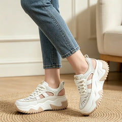 💎👟Pantofi casual moderni cu strasuri și design perforat – efect de înălțare discretă, eleganți și respirabili