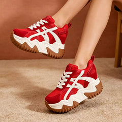 🖤 Pantofi sport chunky moderni și confortabili – efect de înălțare discretă + subțiază vizual silueta