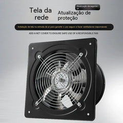 🔥【Oferta por tempo limitado】🔥Exaustor potente em aço inoxidável
