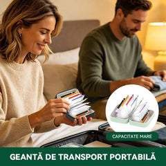 🧳 Organizator Multifuncțional din Silicon – Pastile, Bijuterii și Monede, Toate Perfect Ordonate Într-un Singur Loc! 💎✨
