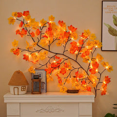 🌺Instalație LED decorativă cu ramuri și liane luminoase
