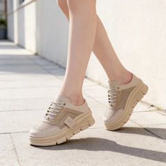 Pantofi casual la modă, din plasă respirabilă, cu talpă înălțătoare