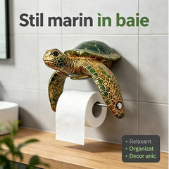 🐢🧻Suport Retro pentru Șervețele de Perete cu Design 3D de Țestoasă Marină