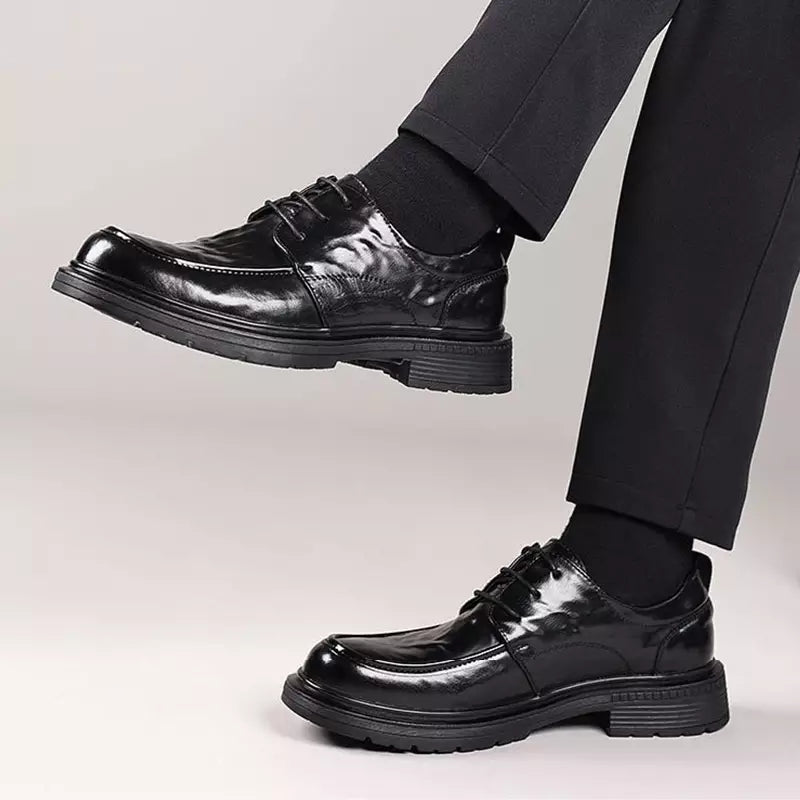 👞【Același model ca în magazinele premium】Pantofi business din piele naturală de înaltă calitate – eleganți, confortabili și rafinați