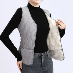 💟50% OFF🔥【Απαραίτητο Φθινόπωρο/Χειμώνας】Ελαφρύ, ζεστό αμάνικο γιλέκο