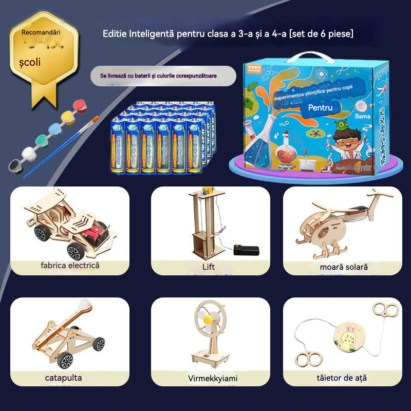 🧩 Jucării Tehnologice și Creative de Construit: Construiește și învață cu componente electronice, educație STEM distractivă pentru copii! 🚀📦🧩
