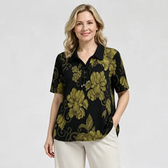 Tricou Elegant în Stil Francez din Material Ice Silk Elastic
