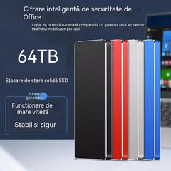 【🔥Peste 9999+ de exemplare vândute】Hard disk portabil cu viteză de transfer ultra-rapidă de 150 M/S【16T】