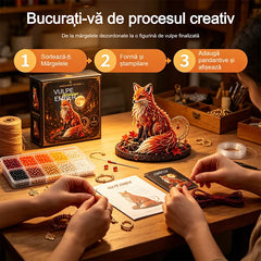 【Noutate 2026】Set Creativ de Mărgele 3D DIY „Animal Guardian”, cu Materiale Premium Ecologice, 6 Modele Spectaculoase de Animale Mistice! 🦅✨