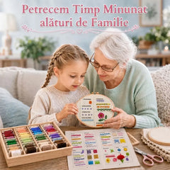🧵Carnet Handmade pentru Cusut cu Broderie Textilă