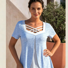 💥❤️【S-5XL】Tricou imprimat de mărime mare pentru vara 2026
