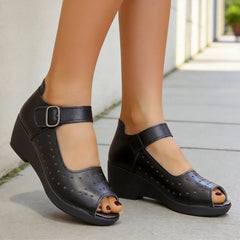 Confort Absolut pentru Picioare Sensibile ✨ Sandale Ortopedice Moale cu Vârf Decupat 👡 Talpă Antiderapantă (Mărimi 35-40)!