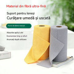 ✨🧼【Cumpără unul și primești unul gratis, în total 40 de bucăți】Rolă de cârpe de curățenie reutilizabile, pentru uz uscat și umed, care pot fi rupte una câte una.