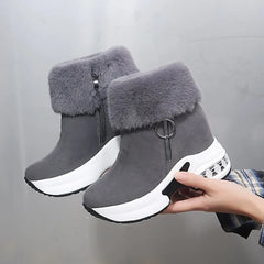 【35-43】Γυναικείες κοντές μπότες πλατφόρμας【30%OFF】