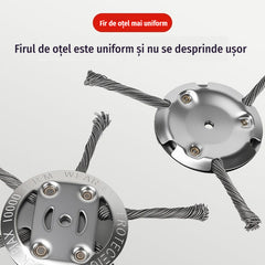 🧰🔥【Cumperi 1, primești 1 gratis】🔥 Cap de tăiere cu fir de oțel pentru îndepărtarea buruienilor – accesoriu pentru motocoasă / mașină de tuns iarba