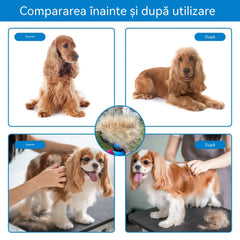 🔥🔥【Cumpără unul, primești unul gratuit】 Perie Profesională pentru Îndepărtarea Părului Mort la Câini și Pisici: Delicată, Eficientă și o Casă Fără Păr! ✨💖