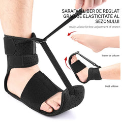 🛍️ Corecție și Suport! Orteză Nocturnă Reglabilă pentru Picior Drop și Fascită Plantară | Unisex