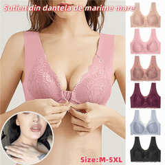 ✨ 【Cumperi 2, primești 1 gratis】Sutien sexy fără sârmă cu închidere frontală