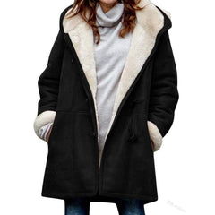 🥼🐏💖【Nouă Colecție de Iarnă cu Reducere de 50%】Geacă elegantă și călduroasă din piele întoarsă cu căptușeală din lână