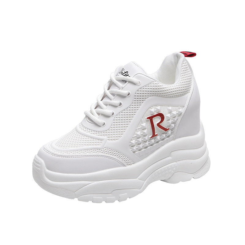 🎉【Μεγάλες πωλήσεις】Παπούτσια Casual με Κρυφό Τακούνι, Μαλακή Σόλα & Εύκολα στο Συνδυασμό