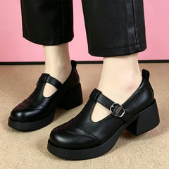 👞 Pantofi din piele naturală de top (piele bovină)｜stil retro modern, cu talpă moale și confortabilă