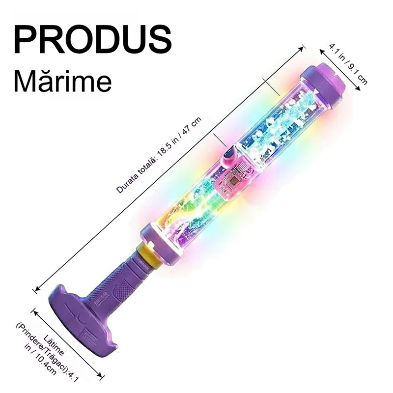 🌈🔫Transformă serile de vară în magie: Jucăria luminoasă perfectă pentru piscină și curte