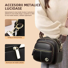 👜2026 Geantă nouă, de înaltă calitate, din piele de vacă autentică, de mare capacitate, portabilă, pătrată mică/geantă crossbody