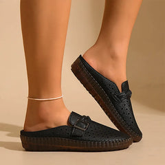 Colecția de Vară 2026 ✨ Saboți Casual din Piele Naturală 👡 Talpă de 3.5cm, Confort Absolut!