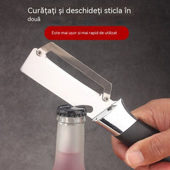 ✅ Cumpără 1, primești 1 (în total 2 bucăți) 🧅🔪 Cuțit de curățat multifuncțional 3 în 1: curăță, taie legume și deschide sticle! 🔥