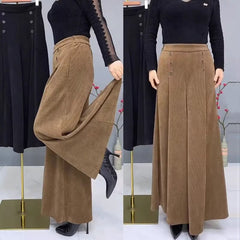 【Primii 50 cu 30% reducere】Noua Fustă-Pantalon Tricotată cu Elasticitate Ridicată
