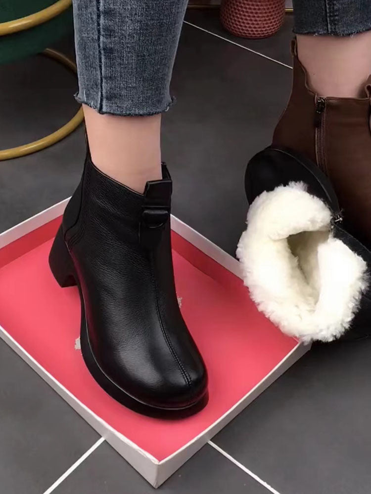 【Fabricate manual în Italia】Cizme elegante pentru femei din piele naturală