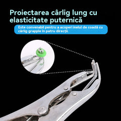 [1 clește de expansiune + 100 de inele de coadă]Pensă pentru tăierea cozii de porc și de oaie, castrare fără sânge